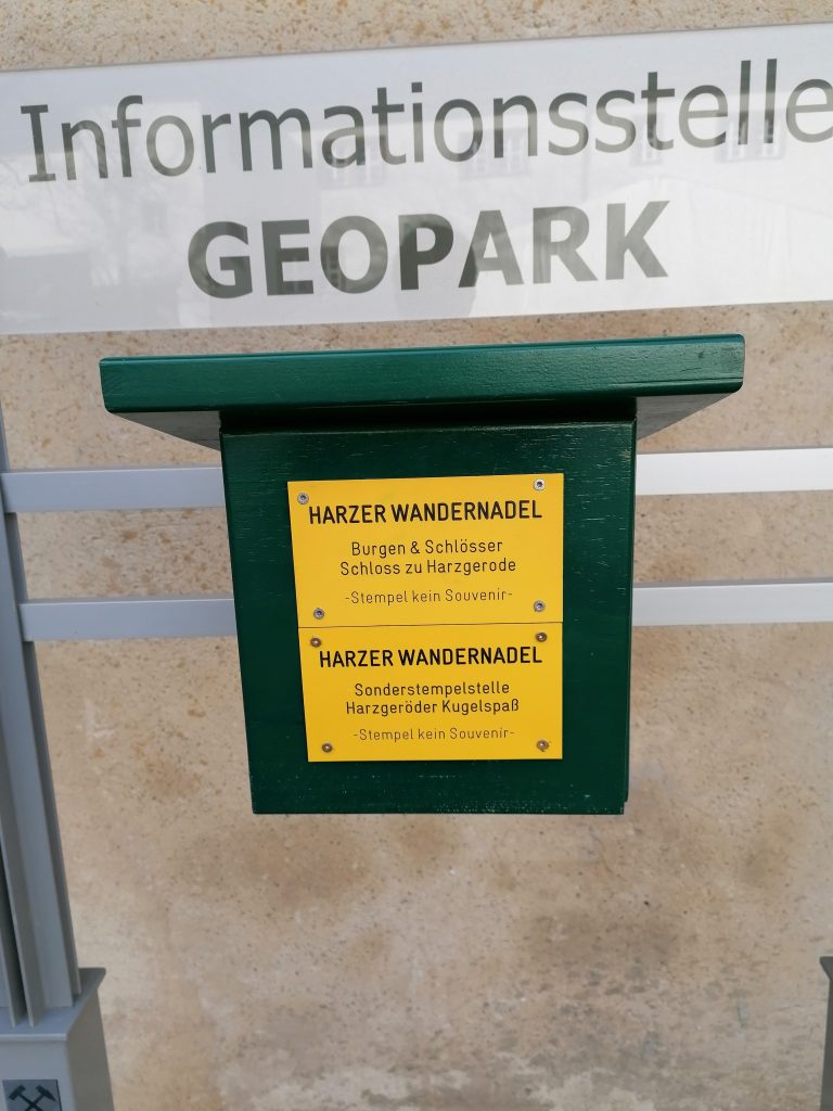 Harzer Wanderstempel Geopark Informationsstelle Harzgerode